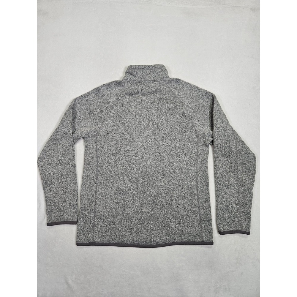 Patagonia Sweater Men Medium Gray Quarter Zip Fleece Pullover Better Sweater 1/4 - Picture 6 of 8